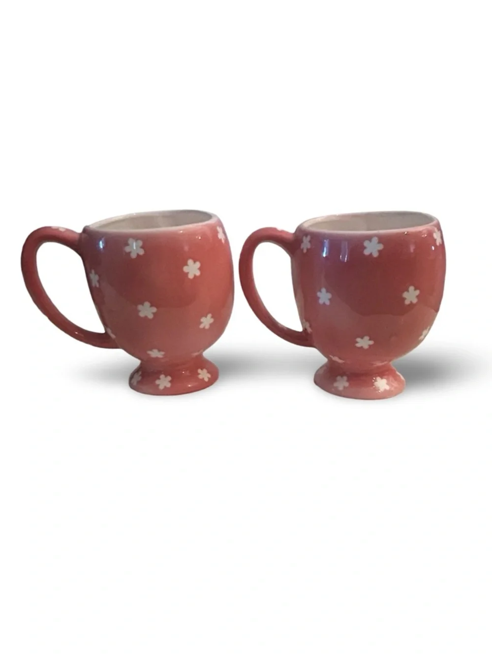 Vintage Napcoware Anthropomorphic Girl Face Mug Set 2 Japan Kitschy Ceramic Cups - Picture 2 of 8